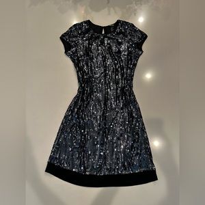 DKNY sequin shift dress